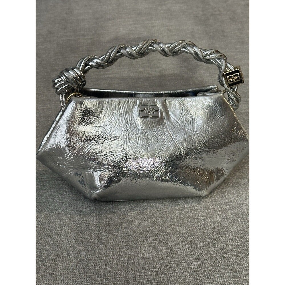 GANNI Bou Bag Mini Specchio A7309 5894 Women's Handbag 018/Silver